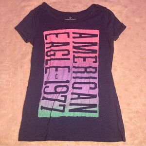 American Eagle Outfitters Navy Tee